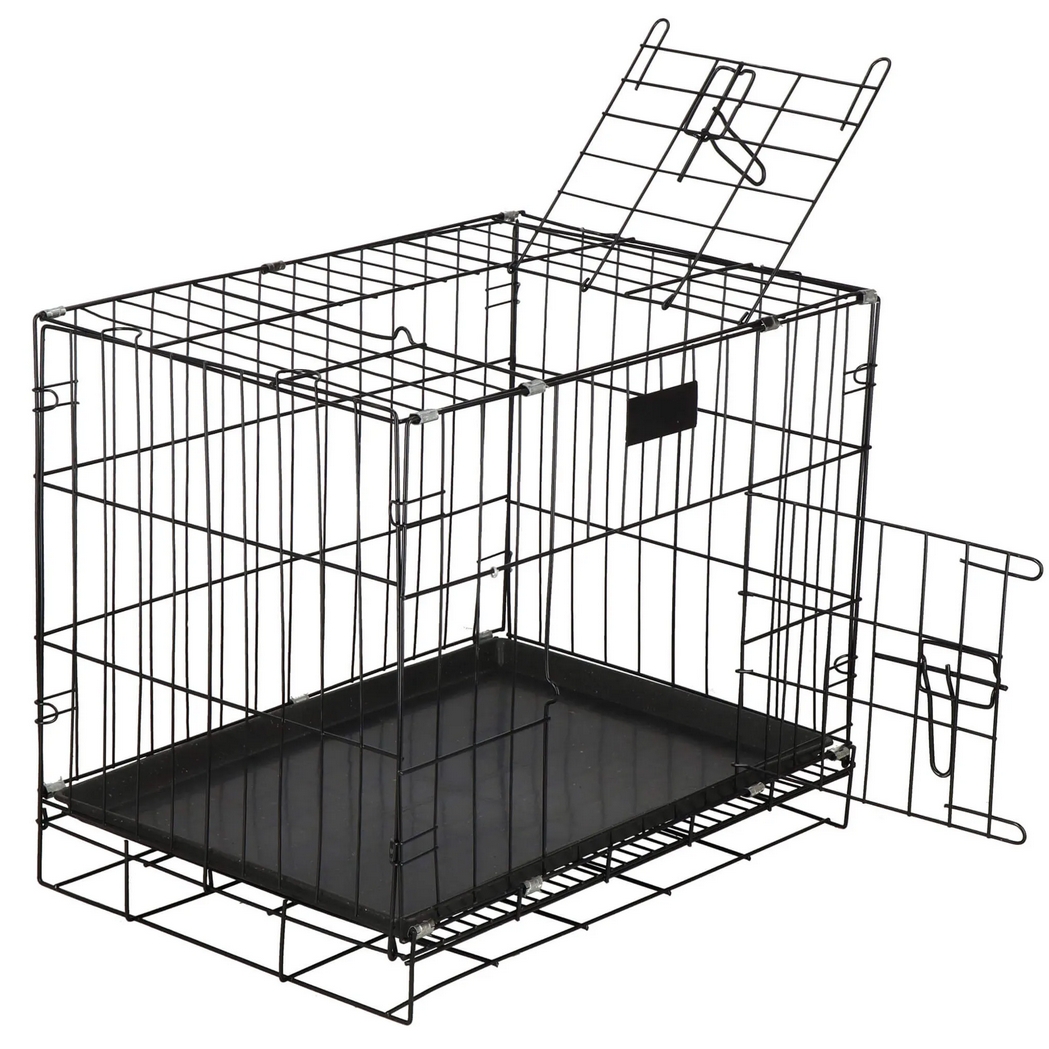 NUXIE® PREMIUM Klatka dla psa kota królika zwierząt kennelowa metalowa kojec transporter xl 83cm - obrazek 7
