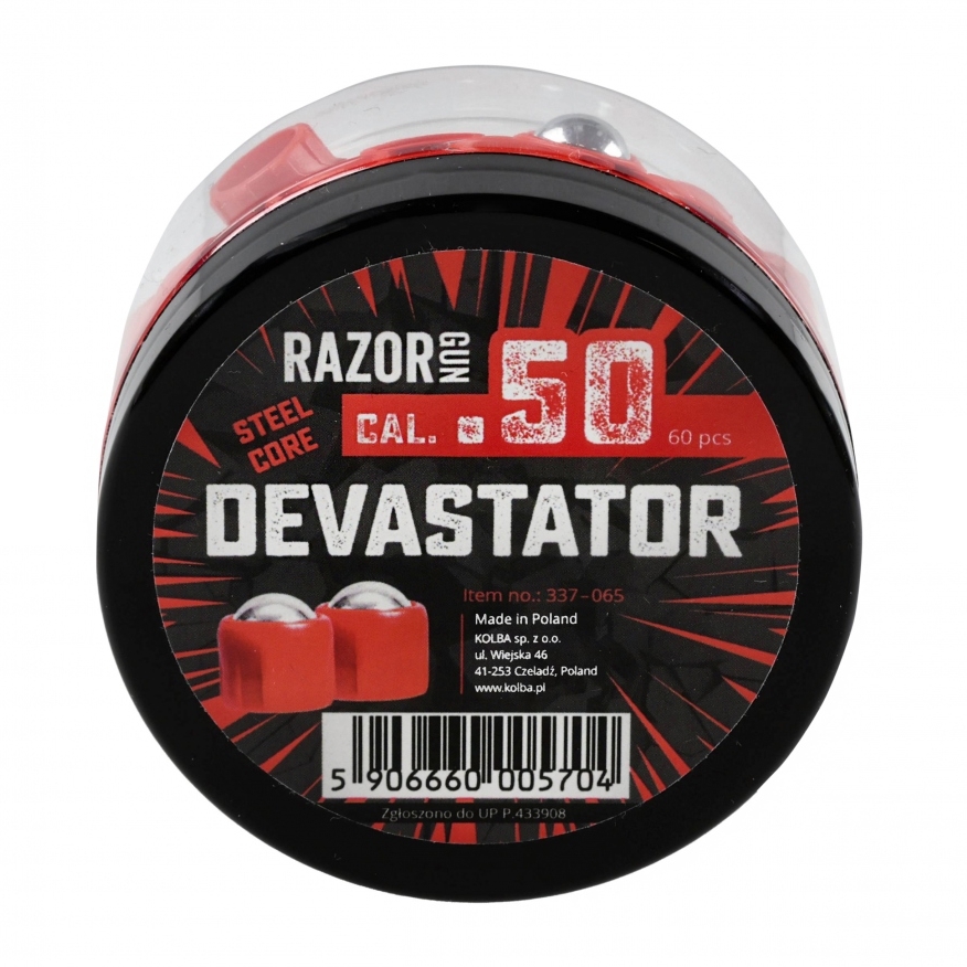 Kule metalowe RGun Steel Core Devastator kal. .50 do Umarex HDR50 60szt - obrazek 2