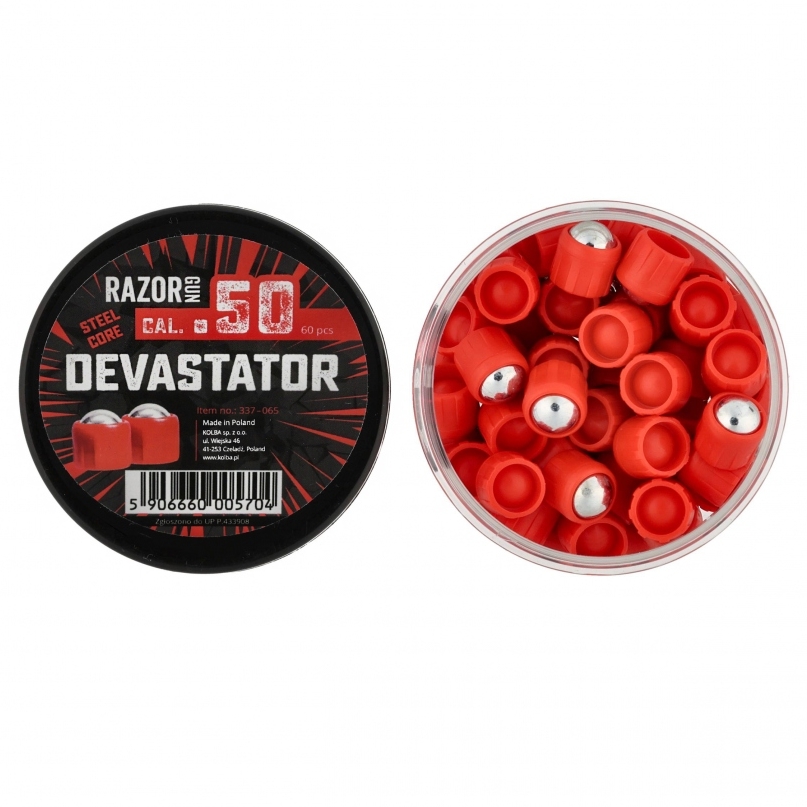Kule metalowe RGun Steel Core Devastator kal. .50 do Umarex HDR50 60szt - obrazek 4