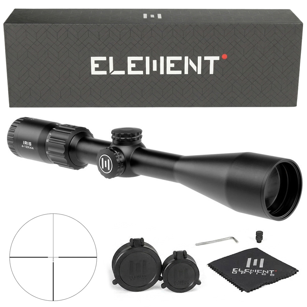 ELEMENT OPTICS Luneta celownicza Iris 4-12x44 SFP MOA RAPTR-1S