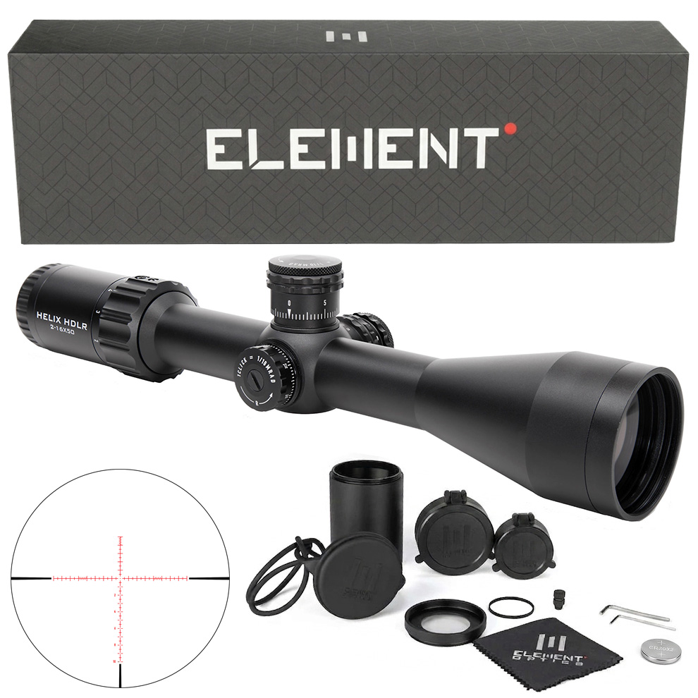 ELEMENT OPTICS Luneta celownicza Helix HDLR 2-16x50 SFP APR-1C MRAD