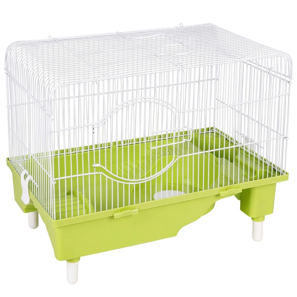 NUXIE® Klatka dla chomika na myszy małych zwierząt przezroczysta domek akcesoria zestaw 42cm
