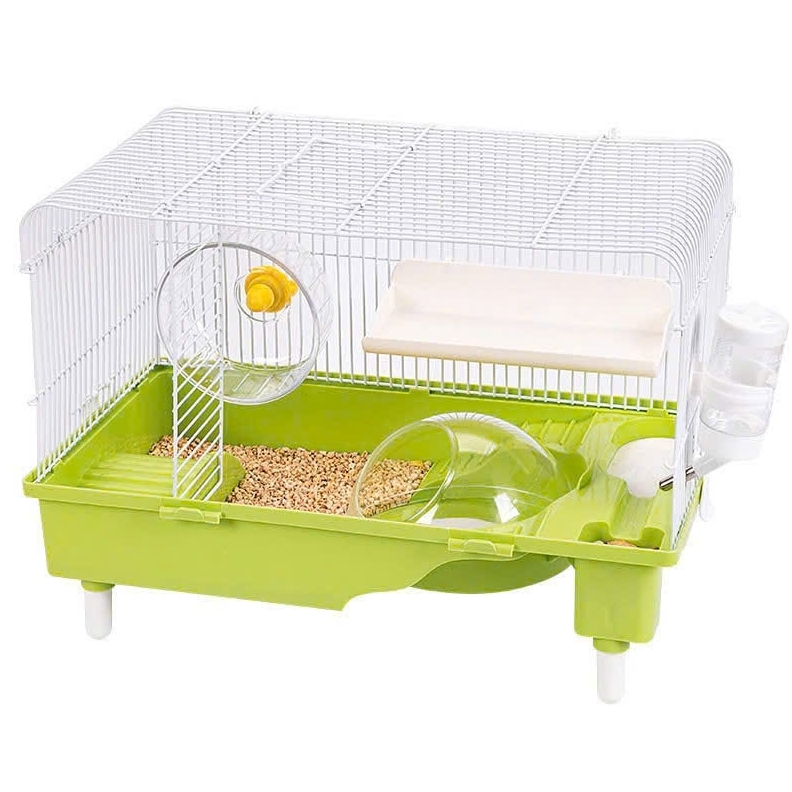 NUXIE® Klatka dla chomika na myszy małych zwierząt przezroczysta domek akcesoria zestaw 42cm - obrazek 6