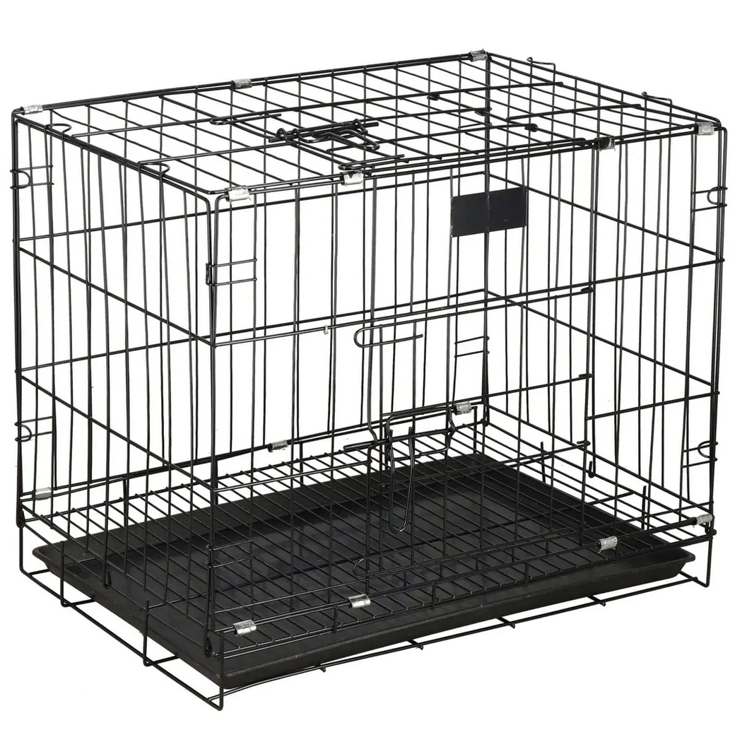 NUXIE® PREMIUM Klatka dla psa kennelowa metalowa kojec transporter dla zwierząt m 77cm - obrazek 8