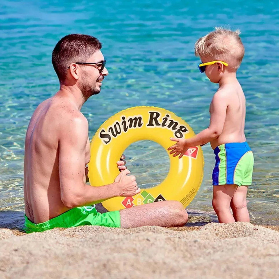 PLAYJOY Koło dmuchane do pływania kółko materac ponton dla dzieci 50cm - obrazek 4