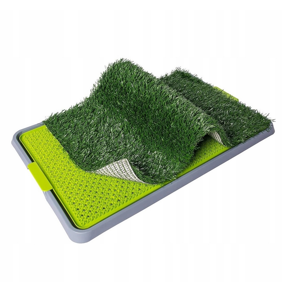 NUXIE® Duża kuweta potty patch z trawą dla psa psów mata xxl 68x42cm - obrazek 3