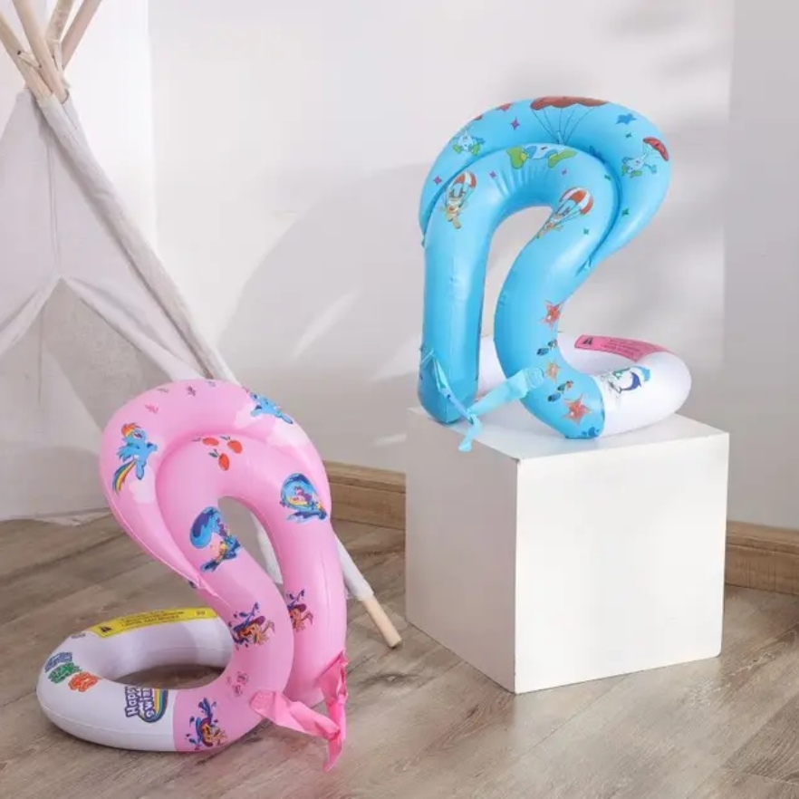 PLAYJOY Dmuchane koło do pływania kamizelka pływak kapok kółko dmuchane dla dzieci s - obrazek 3