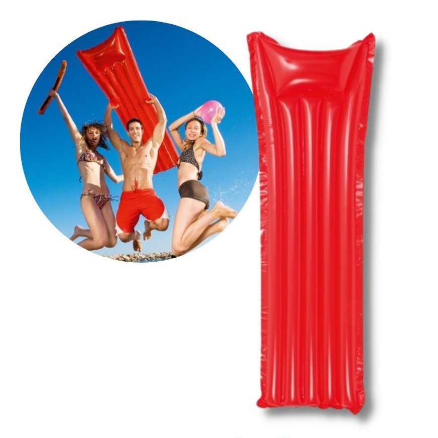PLAYJOY Materac do pływania dmuchany wodny do basenu plażowy 183x69cm - obrazek 4
