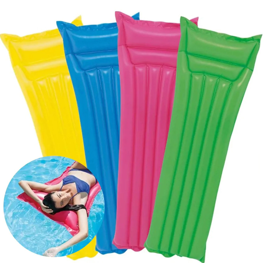 PLAYJOY Materac do pływania dmuchany wodny do basenu plażowy 183x69cm