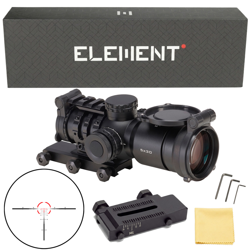 ELEMENT OPTICS Luneta celownicza pryzmatyczna Immersive 5x30 LPR-1D MRAD