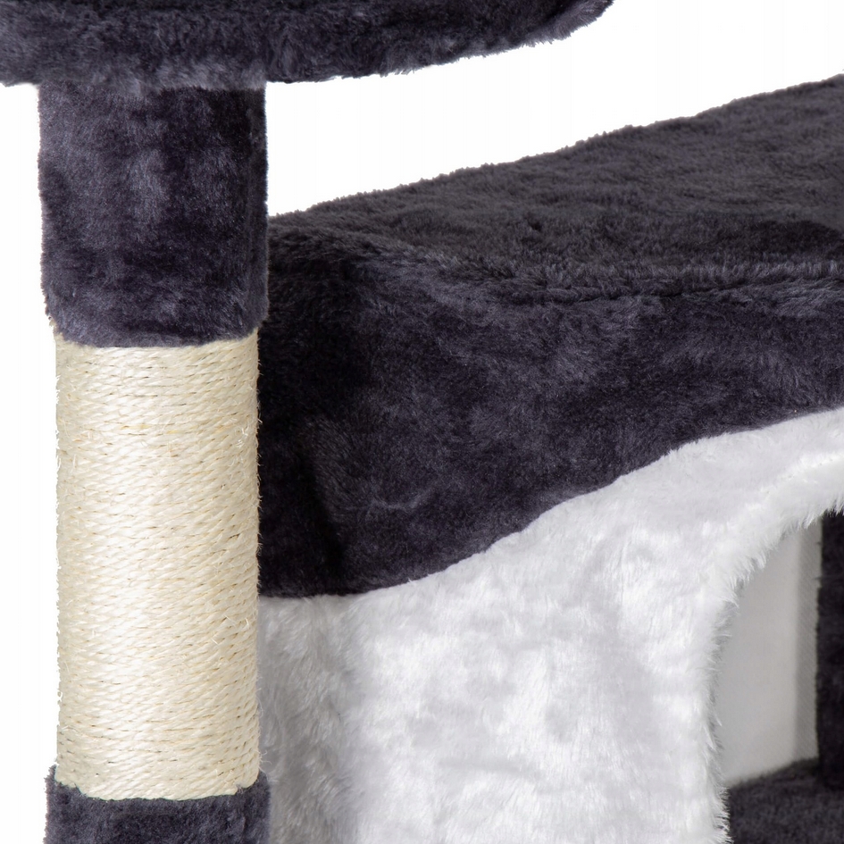 NUXIE PREMIUM® Drapak dla kota wieża drzewko legowisko domek z zabawkami 11 poziomów 203cm xxl - obrazek 3
