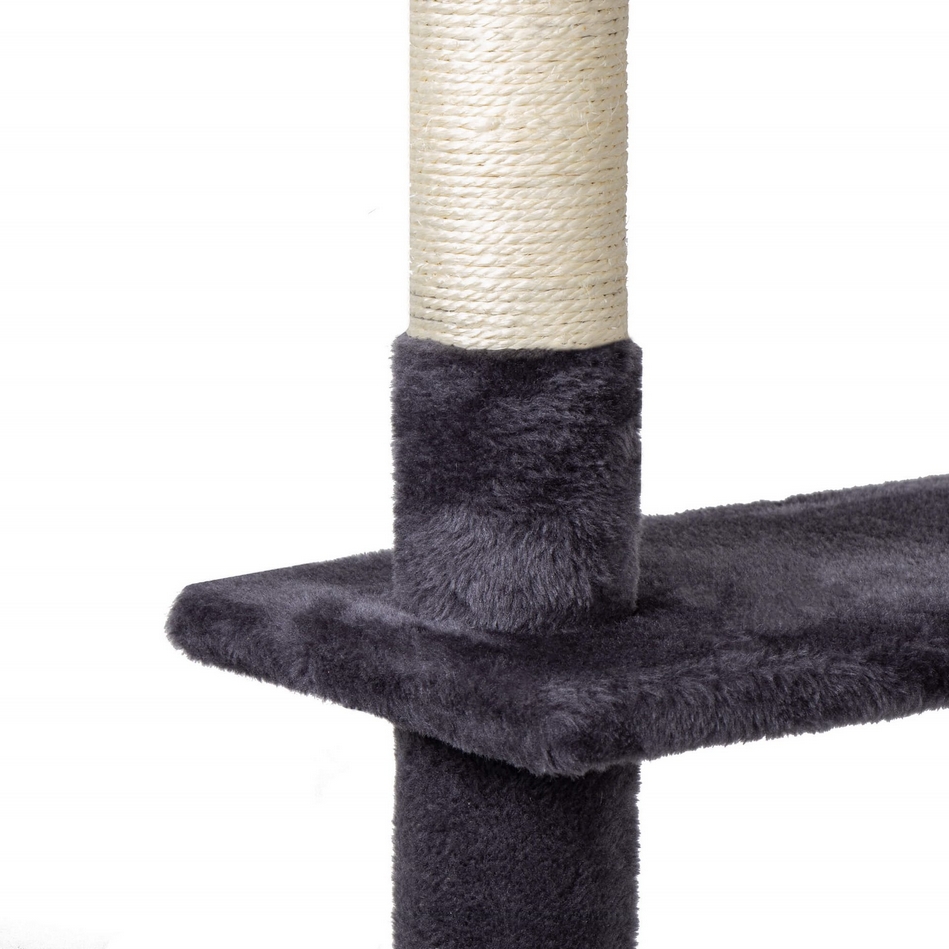 NUXIE PREMIUM® Drapak dla kota wieża drzewko legowisko domek z zabawkami 11 poziomów 203cm xxl - obrazek 5
