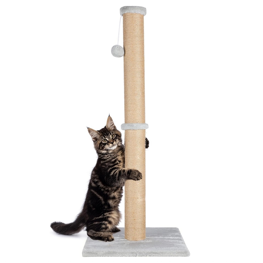 NUXIE PREMIUM® Drapak duży dla kota domek słupek z zabawkami 104cm xl - obrazek 2