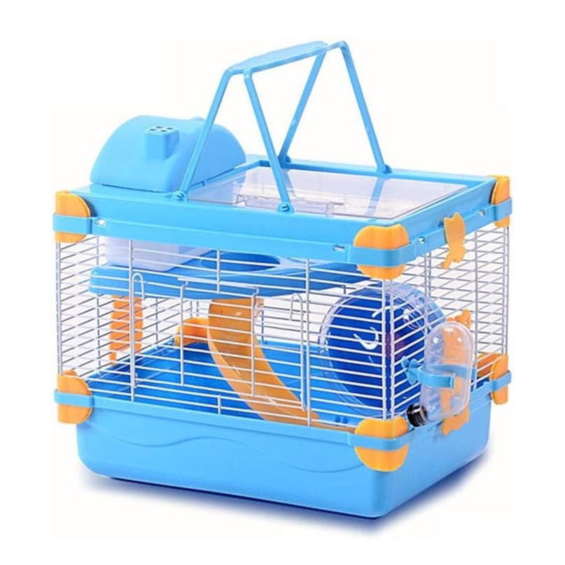 NUXIE® Klatka dla chomika na myszy małych zwierząt przezroczysta domek 31cm - obrazek 6