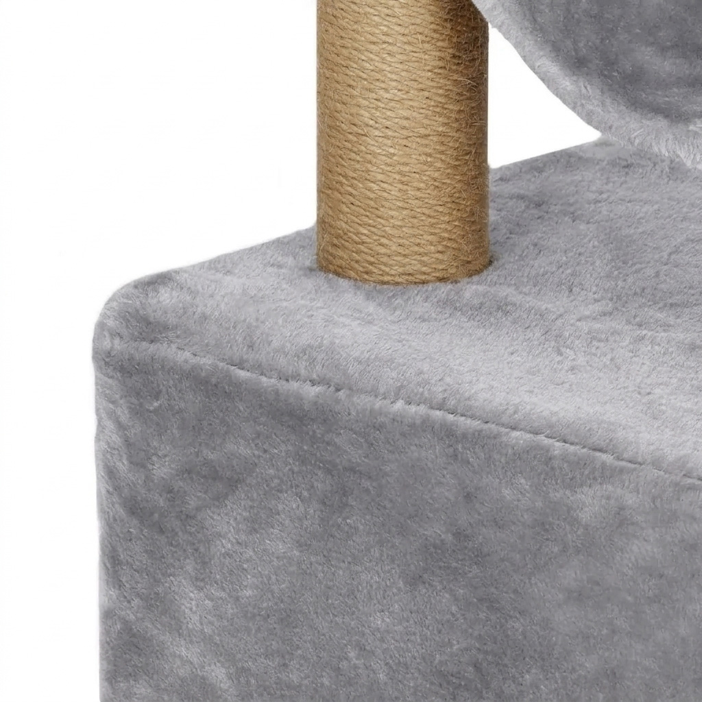 NUXIE PREMIUM® Drapak duży dla kota wieża drzewko legowisko domek z zabawkami 4 poziomy 90cm xl - obrazek 3