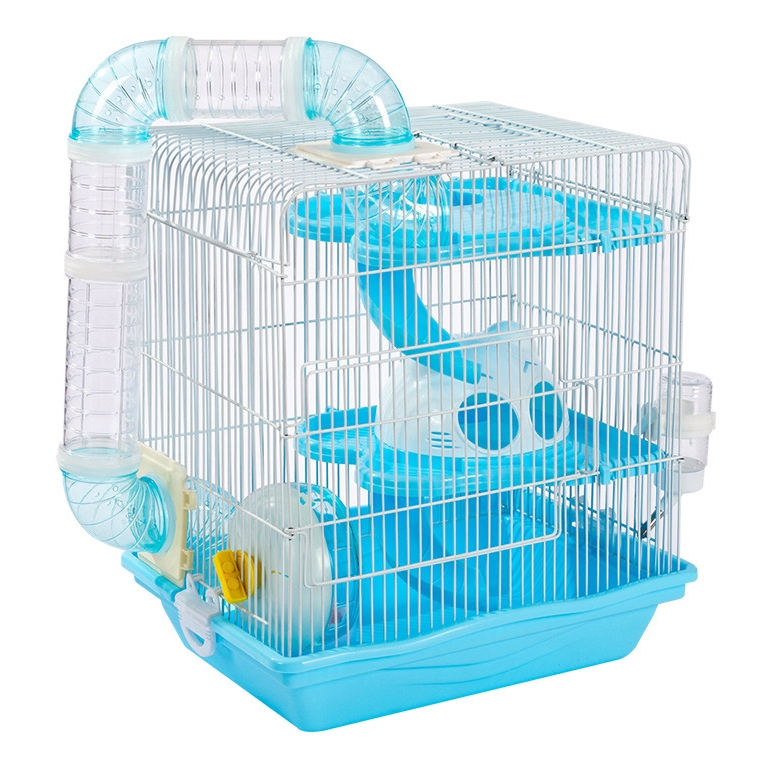 NUXIE® Klatka dla chomika na myszy małych zwierząt przezroczysta domek 41cm - obrazek 10