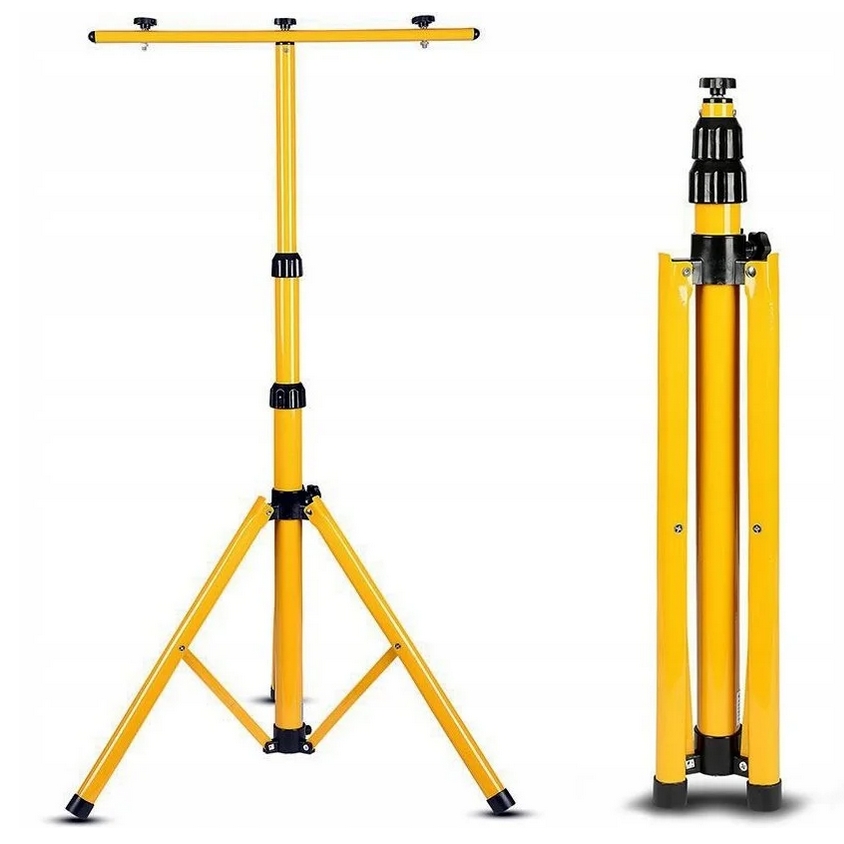 HÖGLER Statyw stojak podwójny tripod na naświetlacz halogen lampa robocza led 160cm