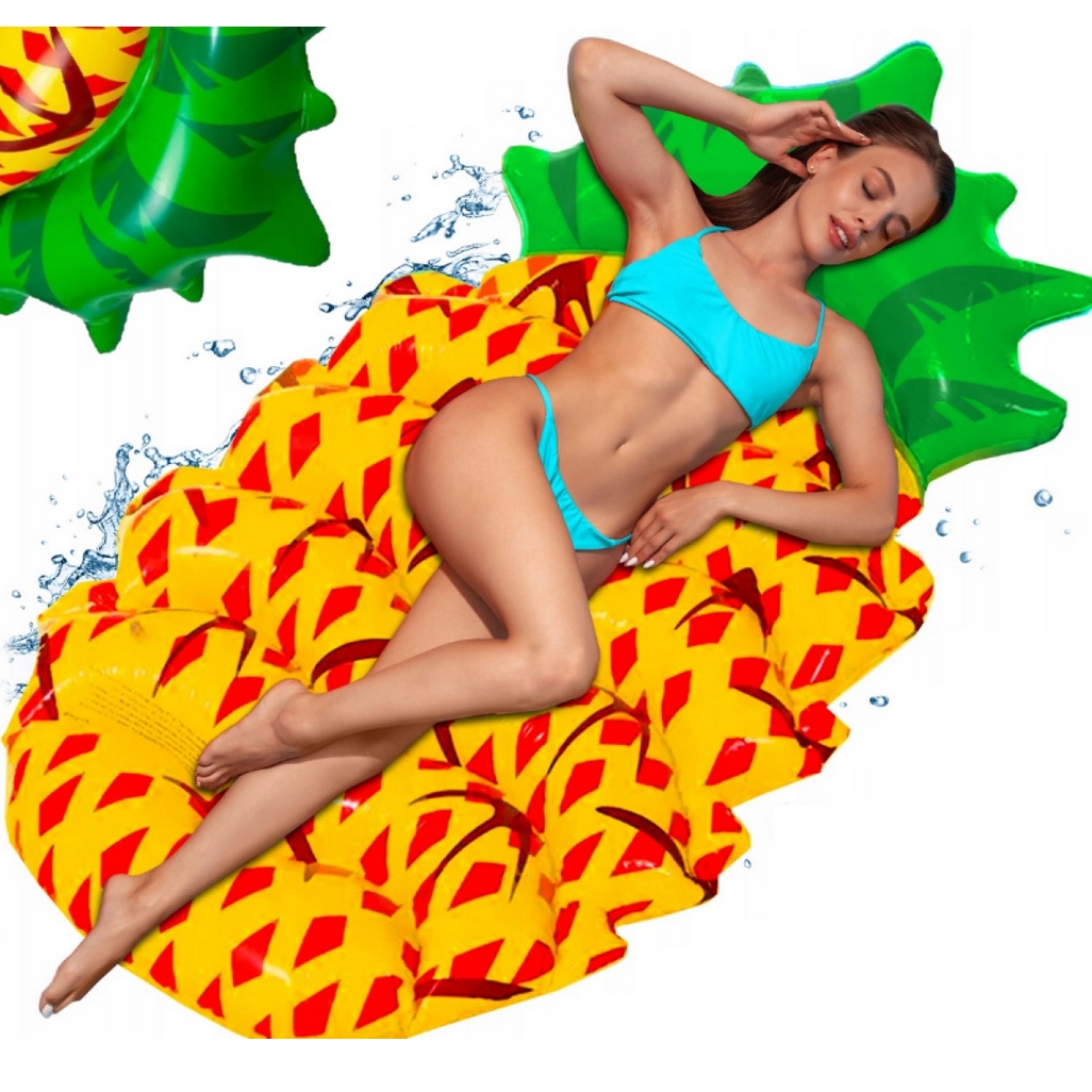 PLAYJOY Materac do pływania dmuchany wodny do basenu plażowy ponton leżak hamak 180cm