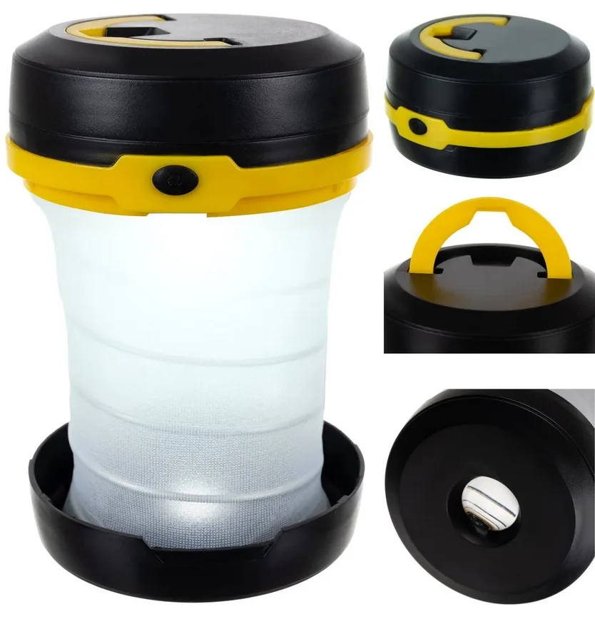 GENETIC® Lampa biwakowa led kempingowa lampka latarka turystyczna 2w1 outlet