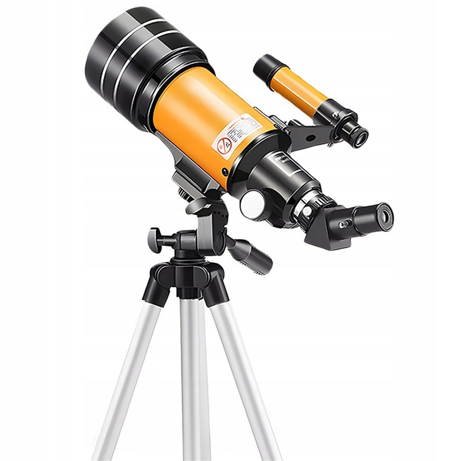 GENETIC® Teleskop astronomiczny luneta 70/300mm zoom 15x-150x regulowany statyw akcesoria zestaw - obrazek 8