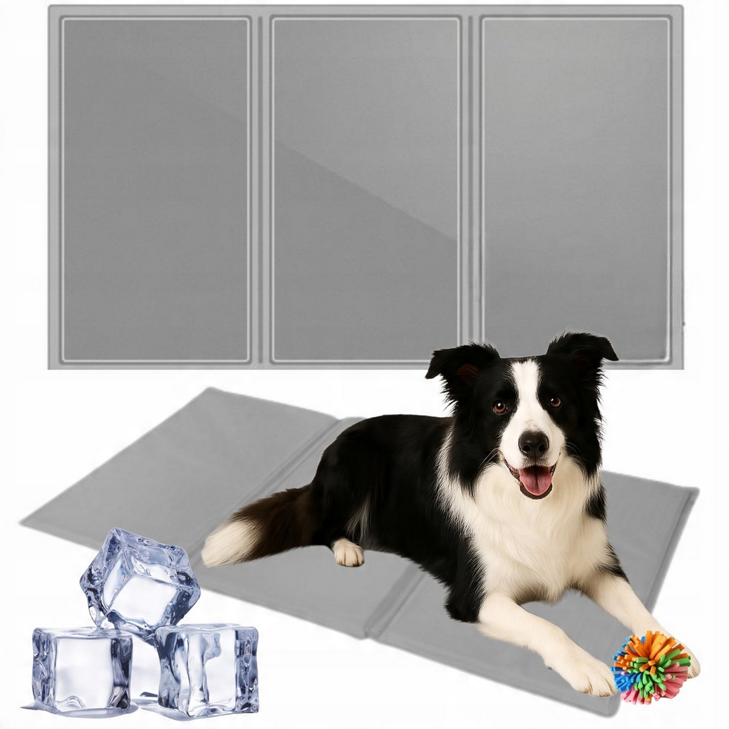 NUXIE® Mata chłodząca dla psa duża żelowa legowisko chłodzące xxl 110x70cm outlet - obrazek 2