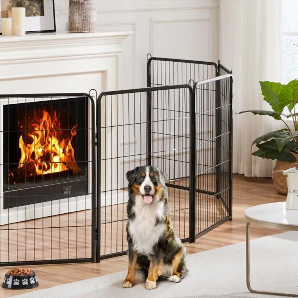 NUXIE® PREMIUM Kojec klatka zagroda modułowa dla zwierząt psa kota 6 paneli x 80x55cm - obrazek 8