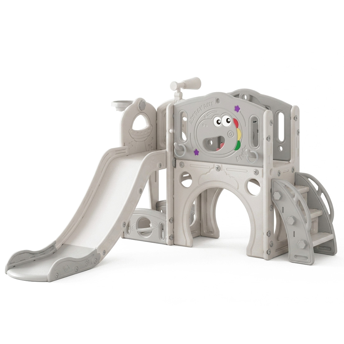 PLAYJOY Zjeżdżalnia dla dzieci domowa ogrodowa wolnostojąca wielokolorowa 155cm
