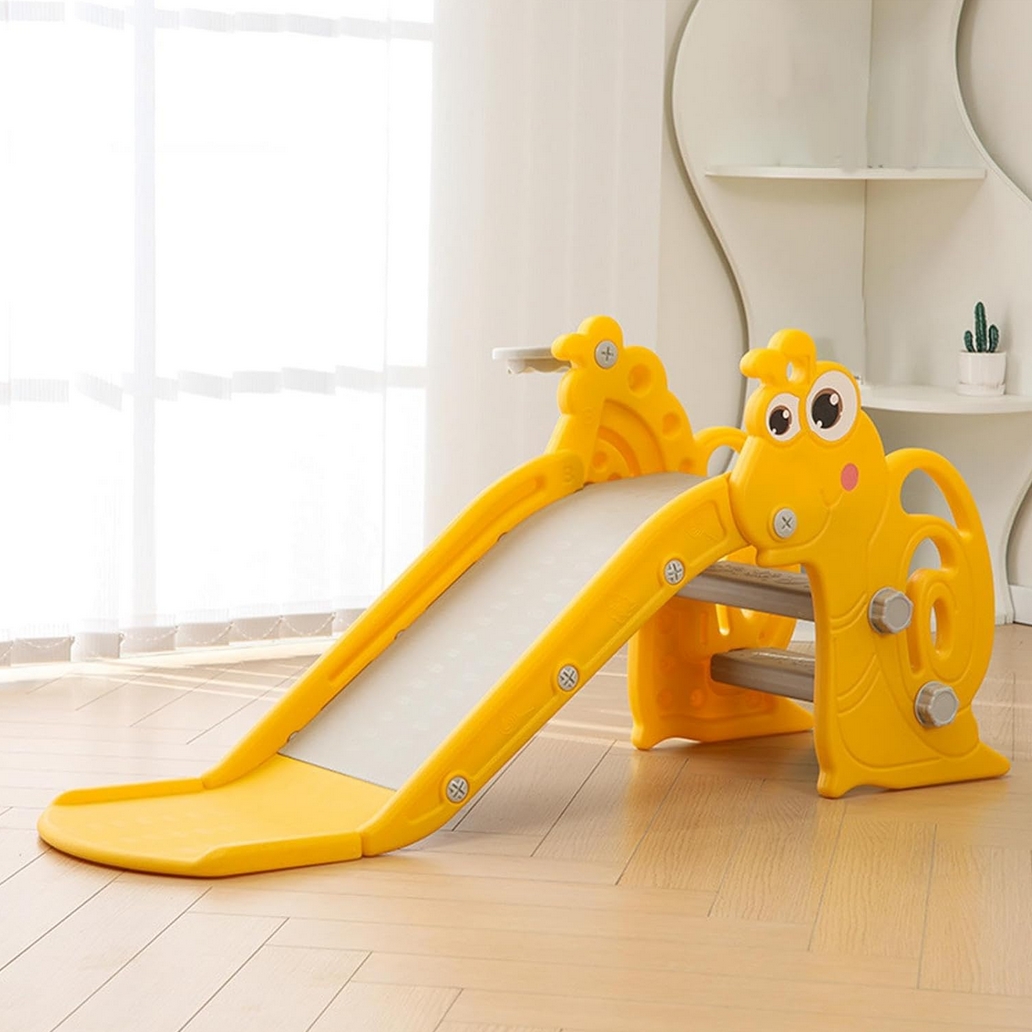PLAYJOY Zjeżdżalnia dla dzieci domowa ogrodowa wolnostojąca wielokolorowa 120cm - obrazek 2