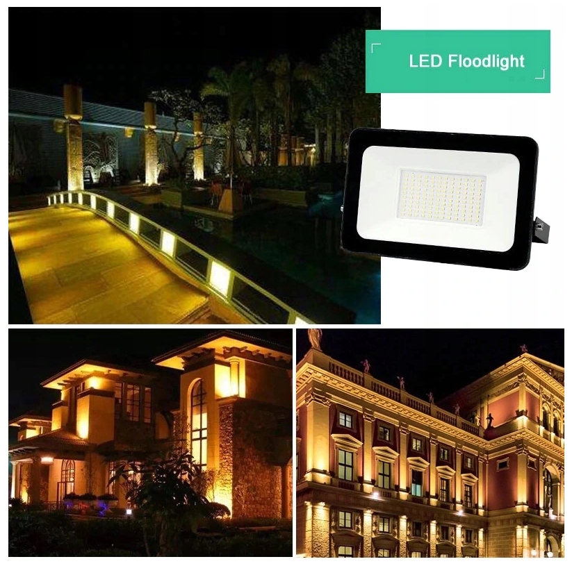 LEDLIGHT Halogen lampa naświetlacz led biały zimny ip66 300w premium - obrazek 2