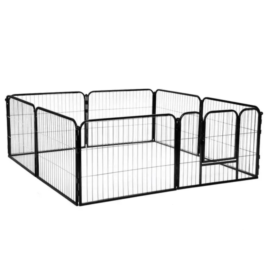 NUXIE® PREMIUM Kojec klatka zagroda modułowa dla zwierząt psa kota 8 paneli x 80x80cm - obrazek 2