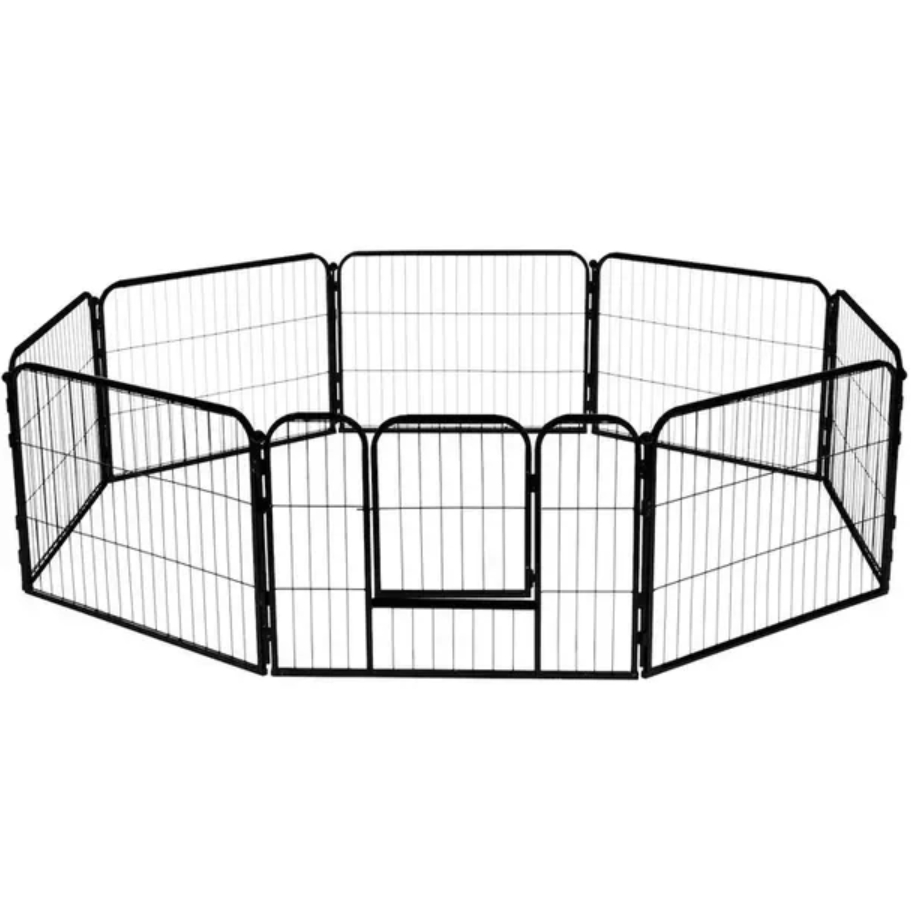 NUXIE® PREMIUM Kojec klatka zagroda modułowa dla zwierząt psa kota 8 paneli x 80x80cm - obrazek 5