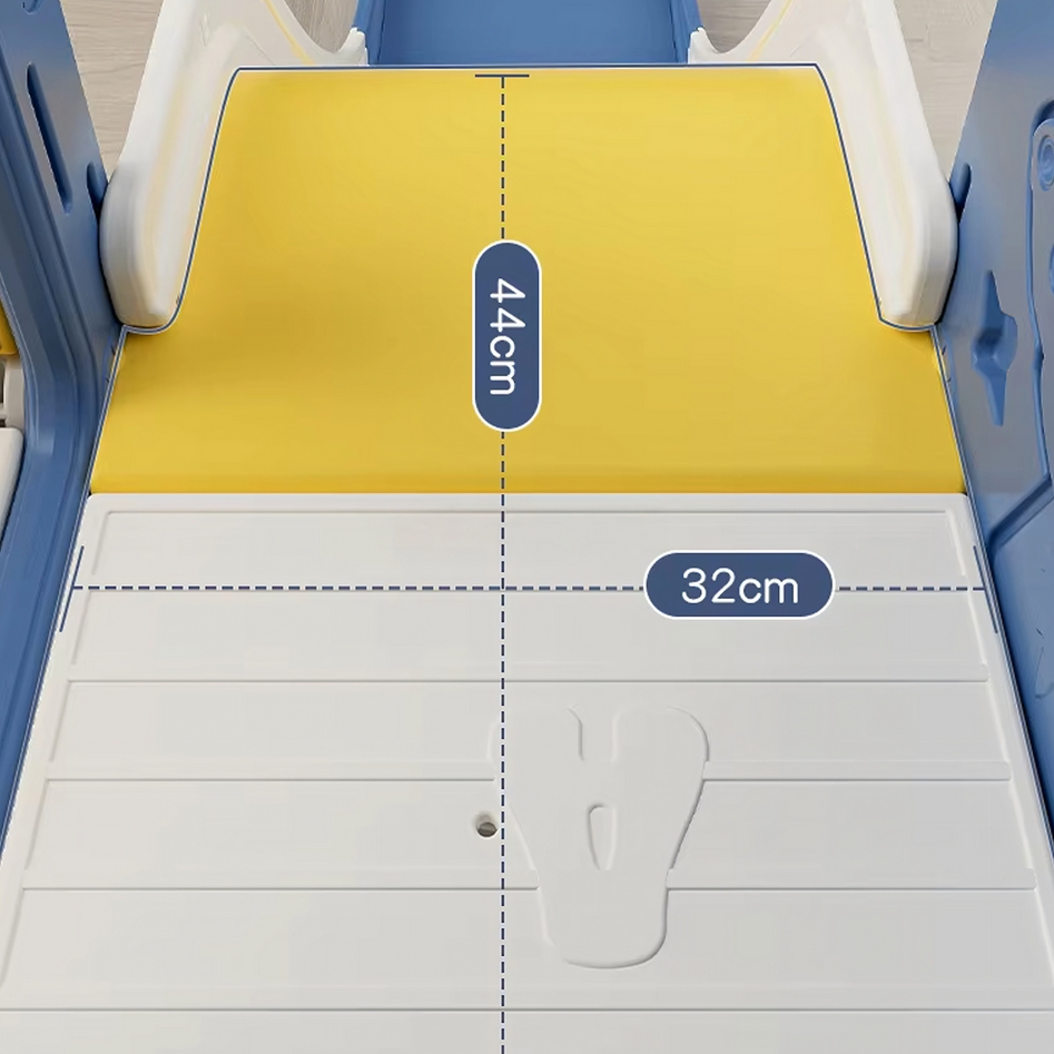 PLAYJOY Zjeżdżalnia dla dzieci domowa ogrodowa wolnostojąca wielokolorowa akcesoria zestaw 155cm - obrazek 3