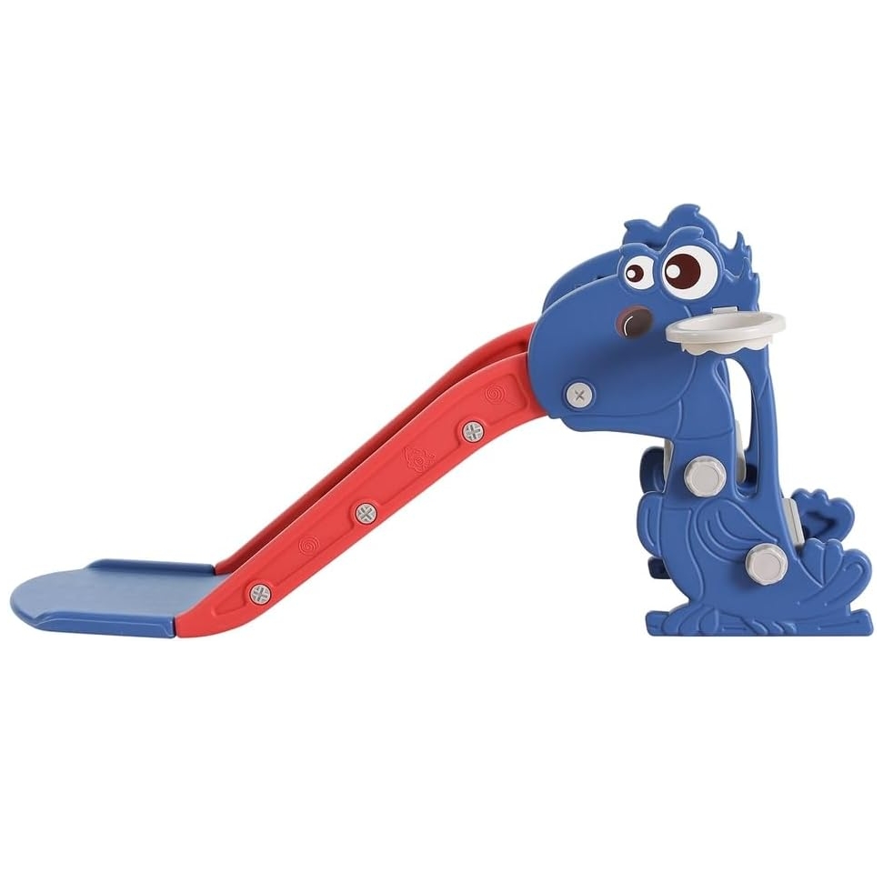 PLAYJOY Zjeżdżalnia dla dzieci domowa ogrodowa wolnostojąca wielokolorowa akcesoria zestaw 120cm - obrazek 2