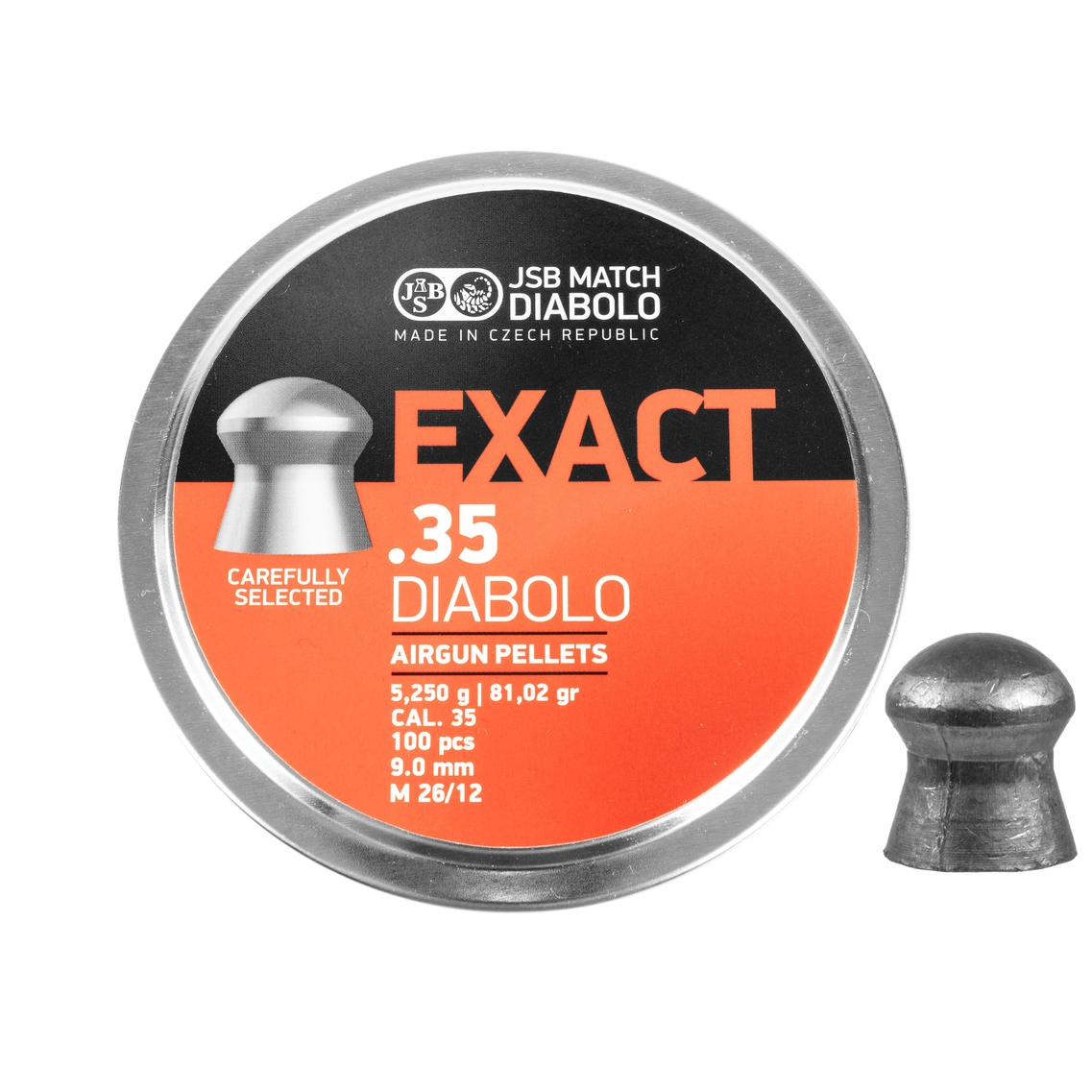 Śrut diabolo JSB Exact 9 mm .35 100szt 5,25 g