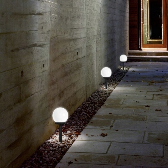 LEDLIGHT Kula solarna lampka led ogrodowa lampa wbijana lampki solarne ogrodowe zestaw 4szt - obrazek 6
