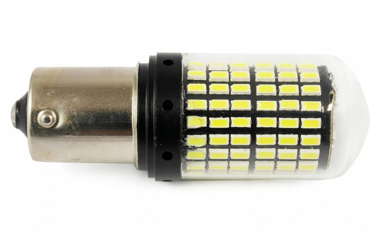 LEDLIGHT Żarówka samochodowa p21w 144 led smd 3014 canbus ba15s żarówki samochodowe 1szt - obrazek 3