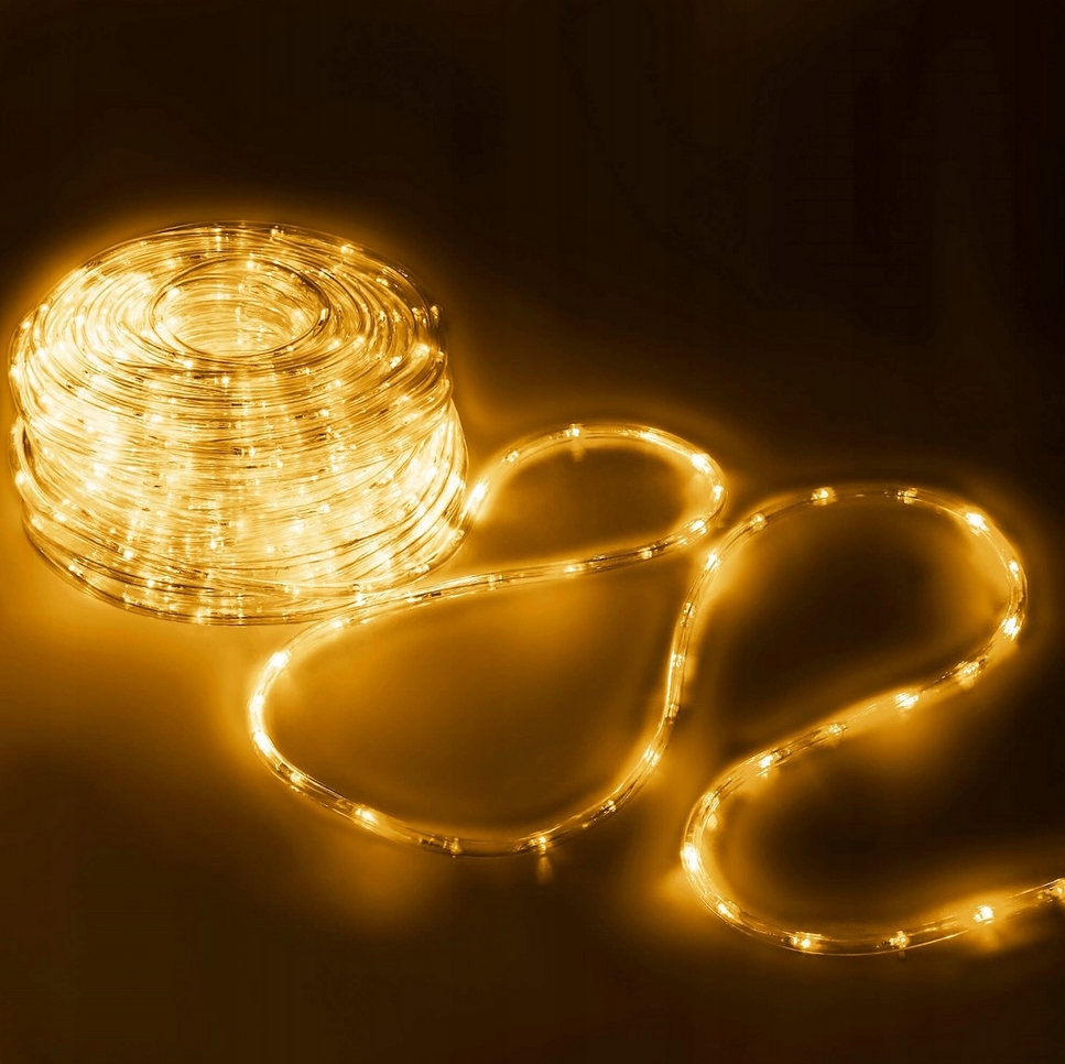 XMAS Wąż świetlny zewnętrzny led lampki biały ciepły ip44 20m - obrazek 3