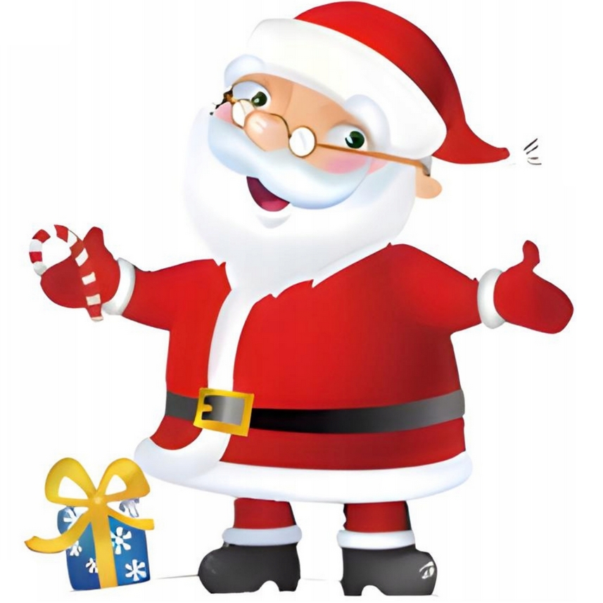 XMAS Naklejki świąteczne na szybę okno ozdoba dekoracja świąteczna mikołaj święta zestaw 2 arkusze - obrazek 7