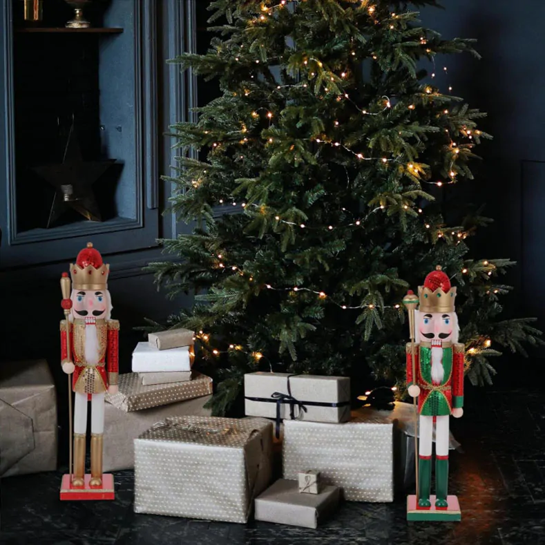XMAS Drewniany dziadek do orzechów drewno duża figurka ozdoba świąteczna xl 60cm - obrazek 4