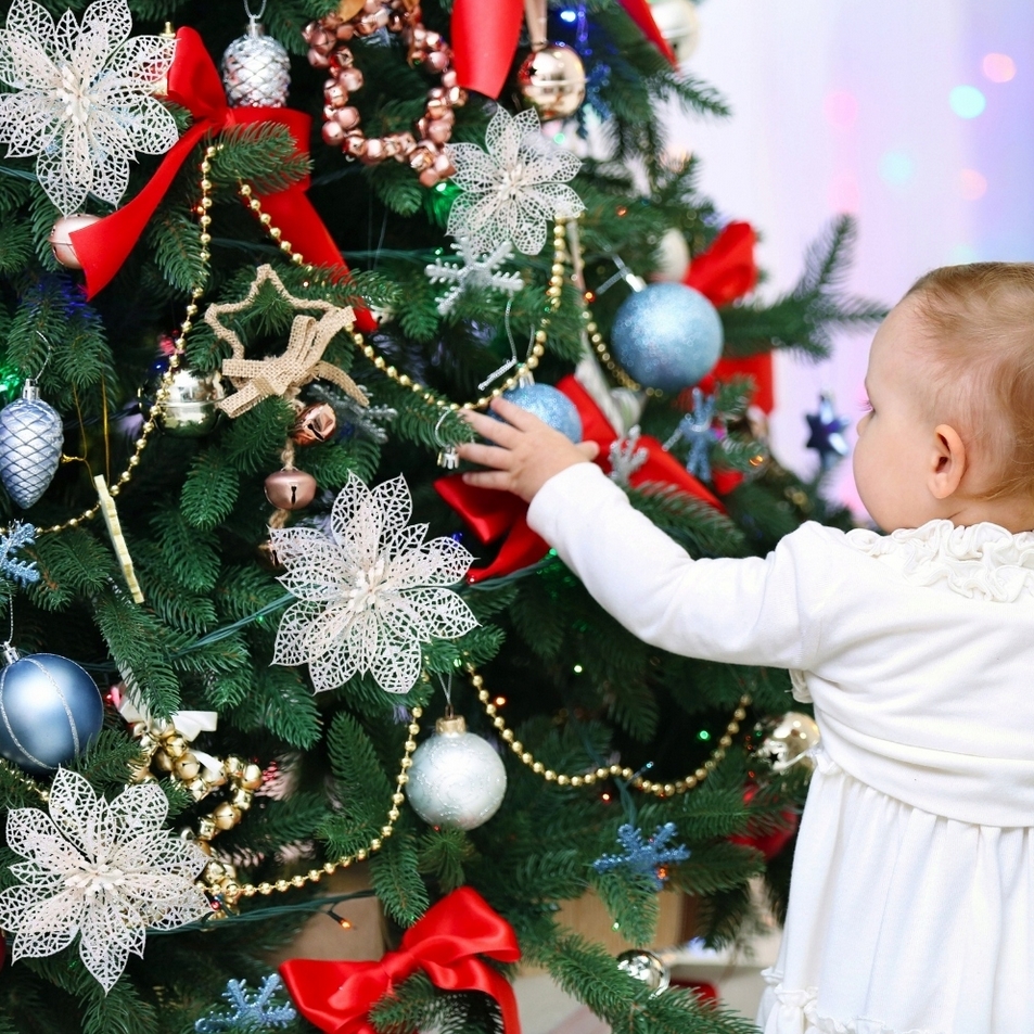 XMAS Gwiazda betlejemska biała klips sztuczne kwiaty na stroik dekoracja ozdoba świąteczna 14cm 2szt - obrazek 5
