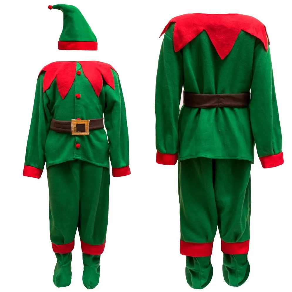 PLAYJOY Przebranie strój kostium elfa na zabawę karnawał święta świąteczny elf 130cm