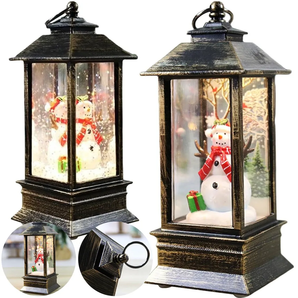 XMAS Lampion świąteczny led latarnia latarenka ozdoba świąteczna 13cm