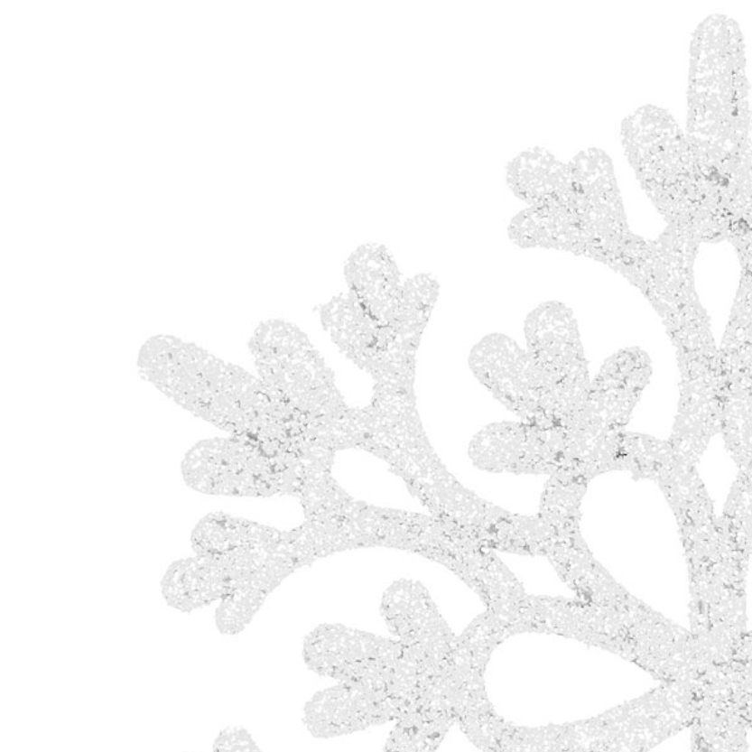 XMAS Zawieszki świąteczne ozdoba na choinkę okno szybę śnieżynki płatki śniegu brokat 10cm 12szt - obrazek 2