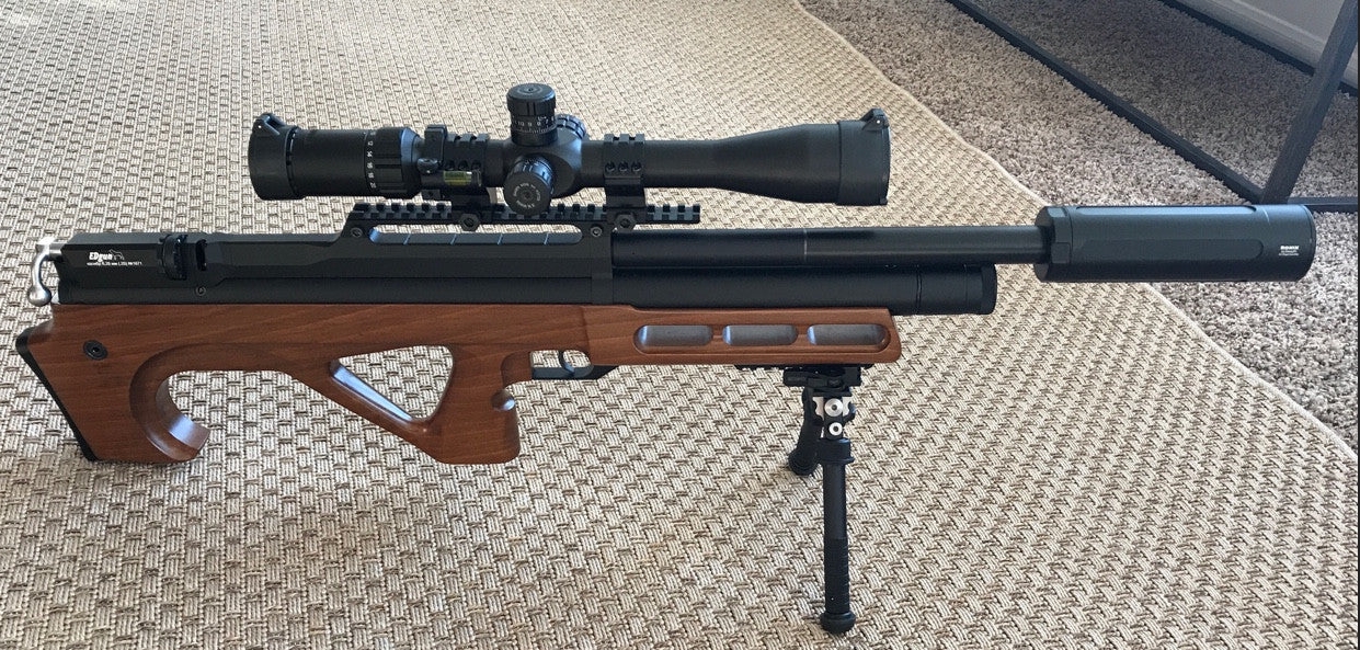 DonnyFL Ronin moderator tłumik dźwięku kompensator hałasu do wiatrówek pcp Challenger Pro - obrazek 5