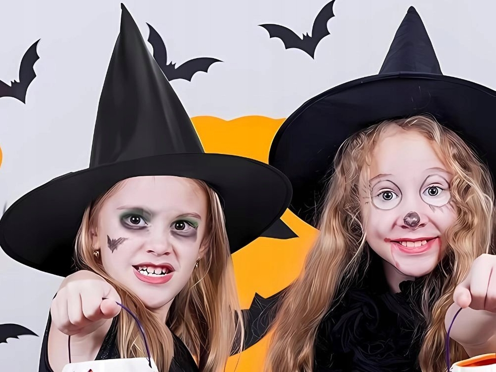 PLAYJOY Kapelusz wiedźmy czarownicy wiedźma czarownica halloween kostium strój przebranie - obrazek 2