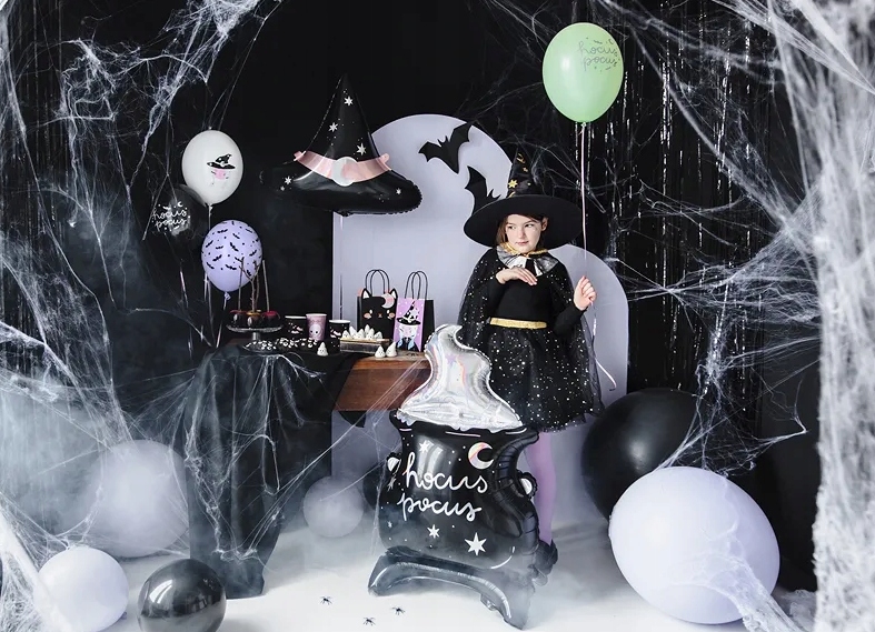 PLAYJOY Peleryna czarodziejki czarodziejka halloween kostium strój przebranie 80x50cm - obrazek 3