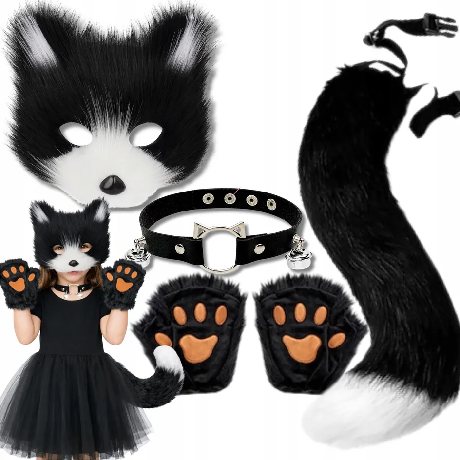 PLAYJOY Kostium strój przebranie wilka halloween akcesoria zestaw