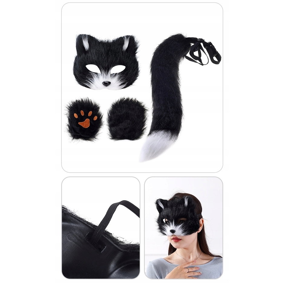 PLAYJOY Kostium strój przebranie wilka halloween akcesoria zestaw - obrazek 5