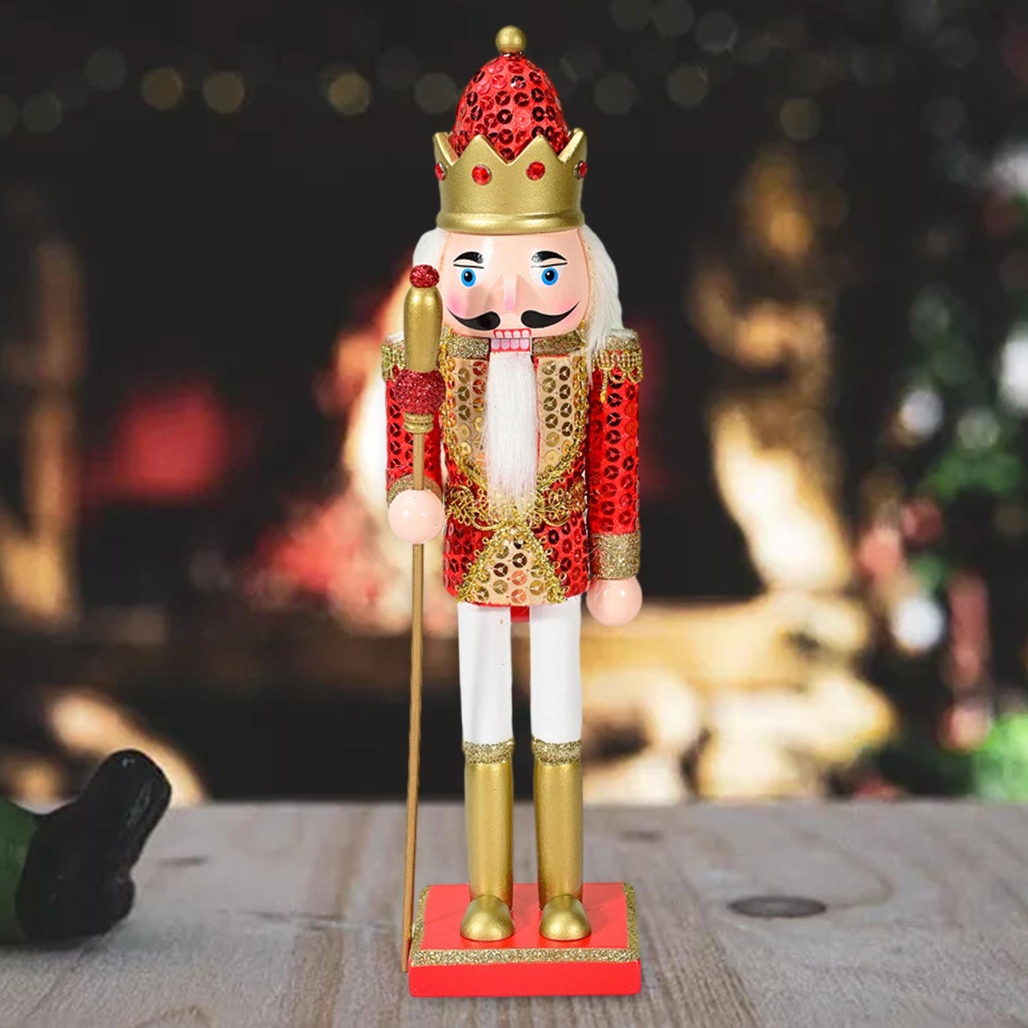 XMAS Drewniany dziadek do orzechów drewno duża figurka ozdoba świąteczna xl 60cm - obrazek 5