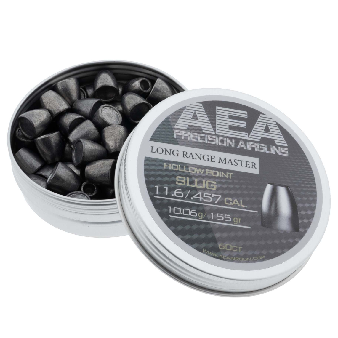 Śrut slug BINTAC AEA Precision Long Range Master Hollow Point 11.6mm .457 155grain 60szt - obrazek 2
